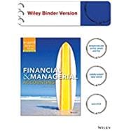 Financial & Managerial Accounting 2e Binder Ready Version + WileyPLUS Registration Card