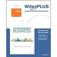 Contemporary Business, 17th Edition Loose-Leaf Print Companion with WileyPLUS Learning Space Card Set