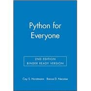 Python for Everyone, Second Edition Binder Ready Version