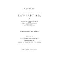 Letters on Lay-baptism
