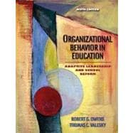Organizational Behavior in Education: Adaptive Leadership And School Reform