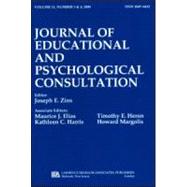 Training in Consultation: State of the Field:a Special Double Issue of journal of Educational and Psychological Consultation