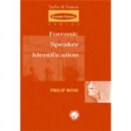 Forensic Speaker Identification