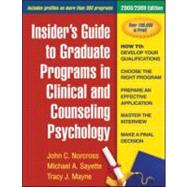 Insider's Guide to Graduate Programs in Clinical and Counseling Psychology 2008/2009 Edition