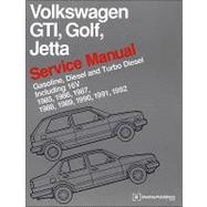 Volkswagen GTI, Golf, Jetta Service Manual : Gasoline, Diesel, and Turbo Diesel, Including 16V: 1985, 1986, 1987, 1988, 1989, 1990, 1991 1992: 1985, 1986, 1987, 1988, 1989, 1990, 1991 1992