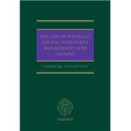 The Law of Financial Advice, Investment Management, and Trading