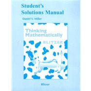 Student Solutions Manual for Thinking Mathematically