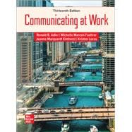 Adler 13th edition Communicating at Work looseleaf book with Connect access card
