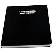 Scientific Notebook Company Flush Trimmed, Research Laboratory Notebook, 192 Pages, Smyth Sewn, 9.25 X 11.25, 4x4 Grid (Black)