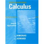 Student Solutions Manual to accompany Calculus: Ideas and Applications, 1e