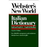 Webster's New World Italian Dictionary Italian/English, English/Italian