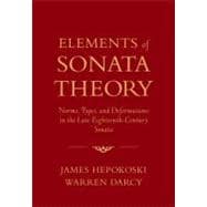 Elements of Sonata Theory Norms, Types, and Deformations in the Late-Eighteenth-Century Sonata