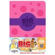 The Big Picture Interactive Bible for Kids, Purple/Pink Polka Dot LeatherTouch Connecting Christ Throughout God's Story