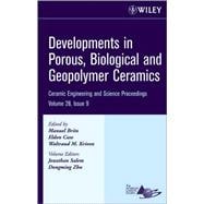 Developments in Porous, Biological and Geopolymer Ceramics, Volume 28, Issue 9