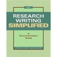 Research Writing Simplified A Documentation Guide