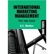 International Marketing Management : Text and Cases