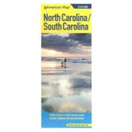 American Map North Carolina/ South Carolina State Map