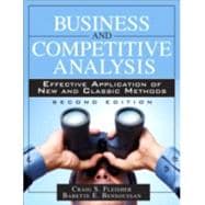 Business and Competitive Analysis Effective Application of New and Classic Methods