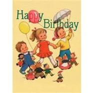 Happy Children With Balloons - Birthday Greeting Cards: 6 Cards Individually Bagged With Envelopes & Header