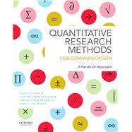 Quantitative Research Methods for Communication