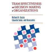 Team Effectiveness and Decision Making in Organizations