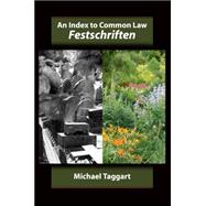 An Index to Common Law Festschriften