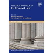 Research Handbook on EU Criminal Law