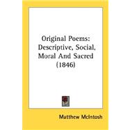 Original Poems : Descriptive, Social, Moral and Sacred (1846)