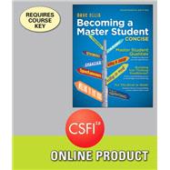 CSFI 2.0 for Ellis' Becoming a Master Student: Concise, 14th Edition, [Instant Access], 1 term (6 months)
