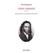 Tema Variato M.S. 82 Critical Edition Solo Violin
