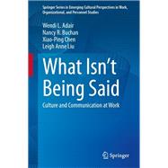 What Isn’t Being Said