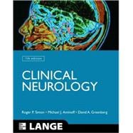 Clinical Neurology, Seventh Edition,9780071546447