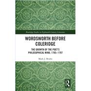Wordsworth Before Coleridge: The Growth of the PoetÆs Philosophical Mind, 1785-1797
