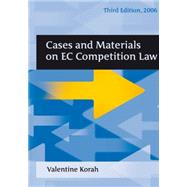 Cases and Materials on EC Competition Law Third Edition
