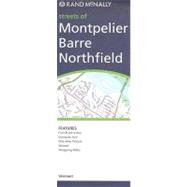Rand Mcnally Champion Map Montpelier/barre/northfield, Vermont