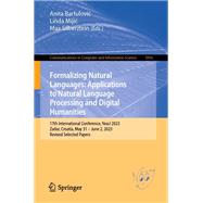 Formalizing Natural Languages: Applications to Natural Language Processing and Digital Humanities