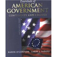 Essentials of American Government : Continuity and Change, 2002 Election Update, with LP.com Version 2.0,9780321156457 Essentials of American Government : Continuity and Change, 2002 Election Update, with LP.com Version 2.0,9780321156457