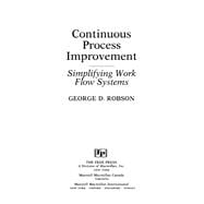 Continuous Process Improvement,9780029266458
