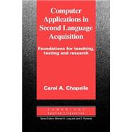 Computer Applications in Second Language Acquisition