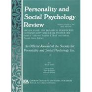 The Dynamic Perspective in Personality and Social Psychology: A Special Issue of personality and Social Psychology Review