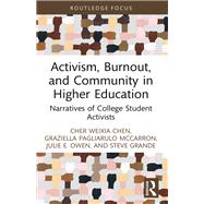 Activism, Burnout, and Community in Higher Education