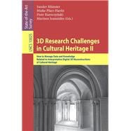 3d Research Challenges in Cultural Heritage