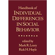 Handbook of Individual Differences in Social Behavior