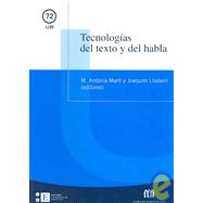 Tecnologias Del Texto Y Del Habla / Technologies of Text And Speech