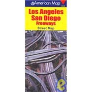 Los Angeles/San Diego, CA Freeways St. Map