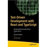 Test-Driven Development with React and TypeScript book cover, ISBN 9781484296479