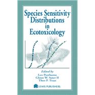 Species Sensitivity Distributions in Ecotoxicology