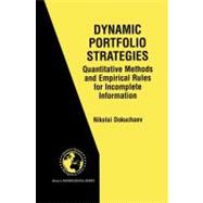 Dynamic Portfolio Strategies