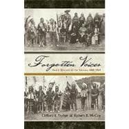 Forgotten Voices : Death Records of the Yakama, 1888-1964