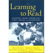 Learning to Read Lessons from Exemplary First-Grade Classrooms